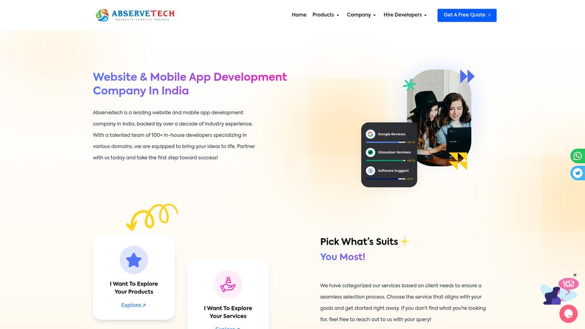 Abservetech Homepage