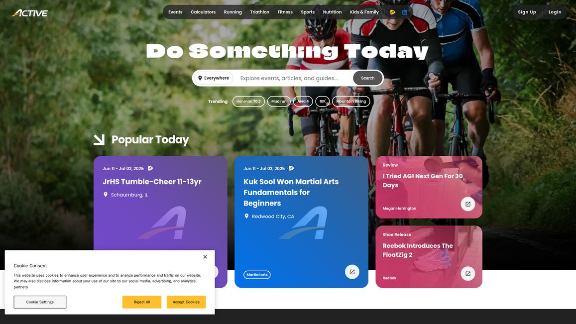Active.Com Homepage
