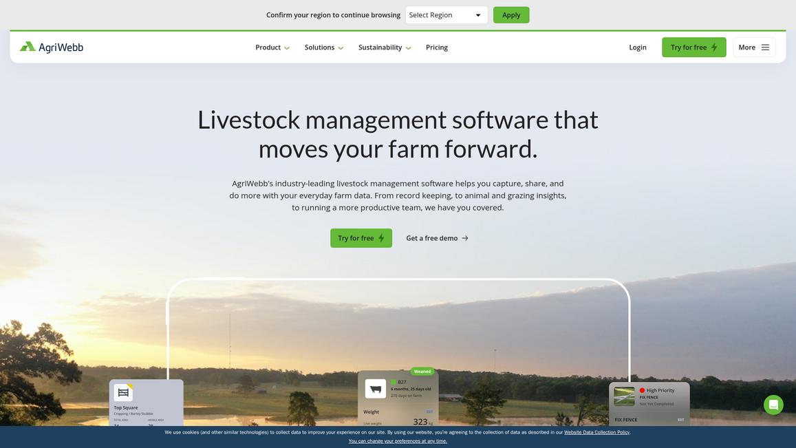 Agri Webb Homepage