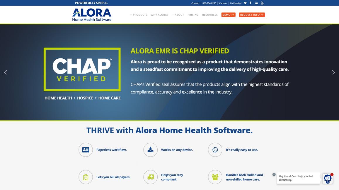 Alora Health Homepage