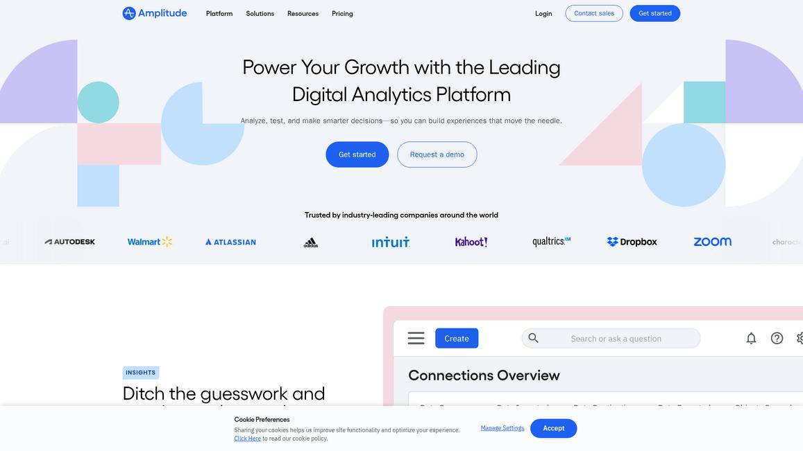 Amplitude Homepage