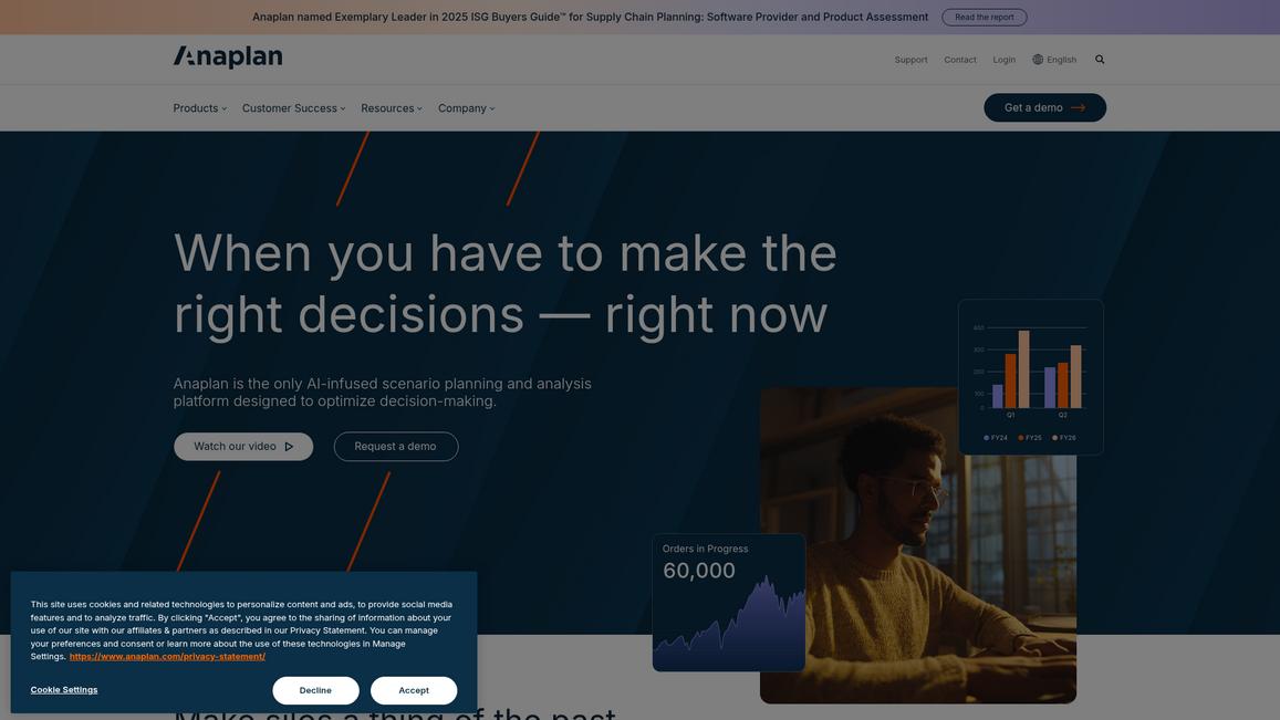 Anaplan Homepage
