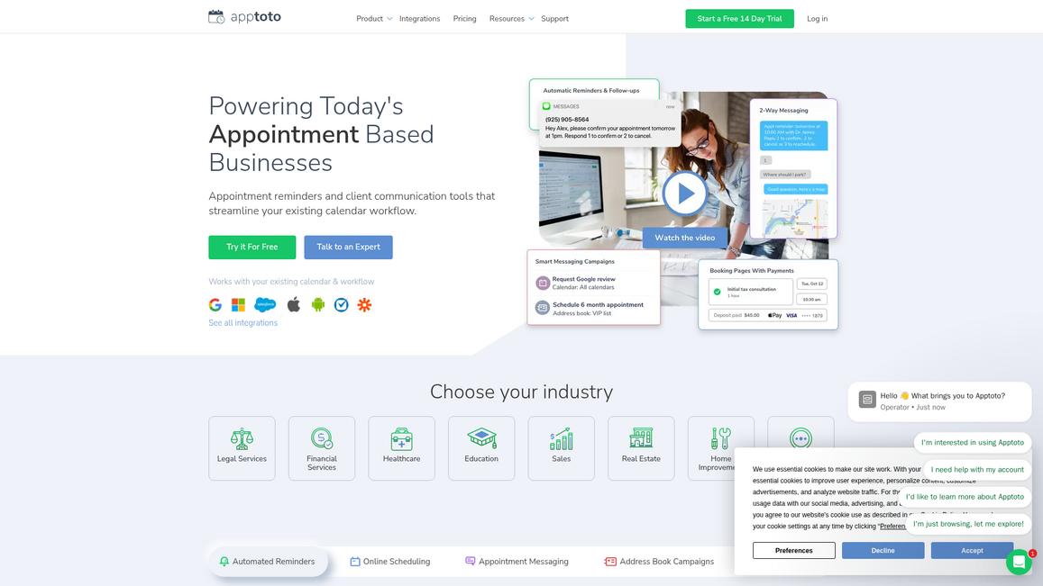 Apptoto Homepage