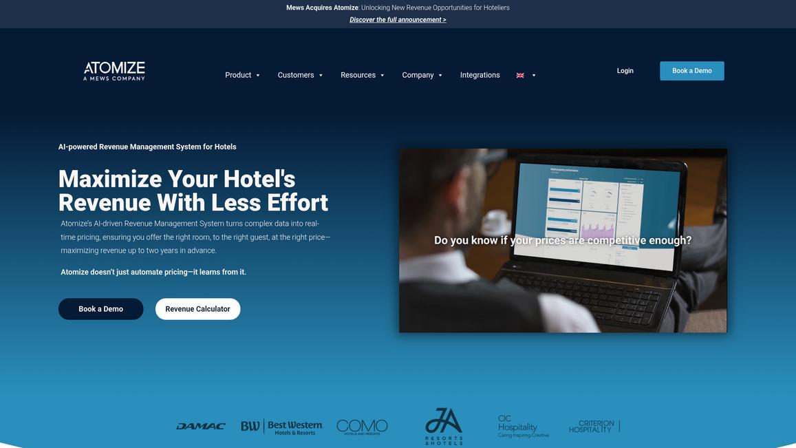 Atomize Homepage