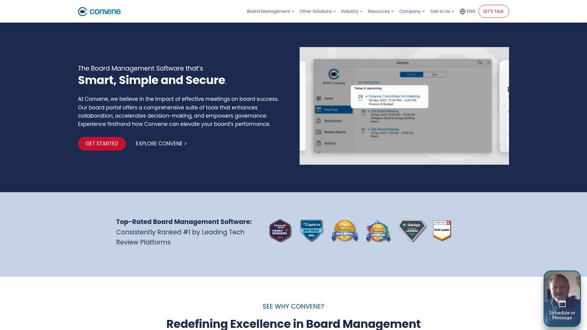 Azeus Convene Homepage