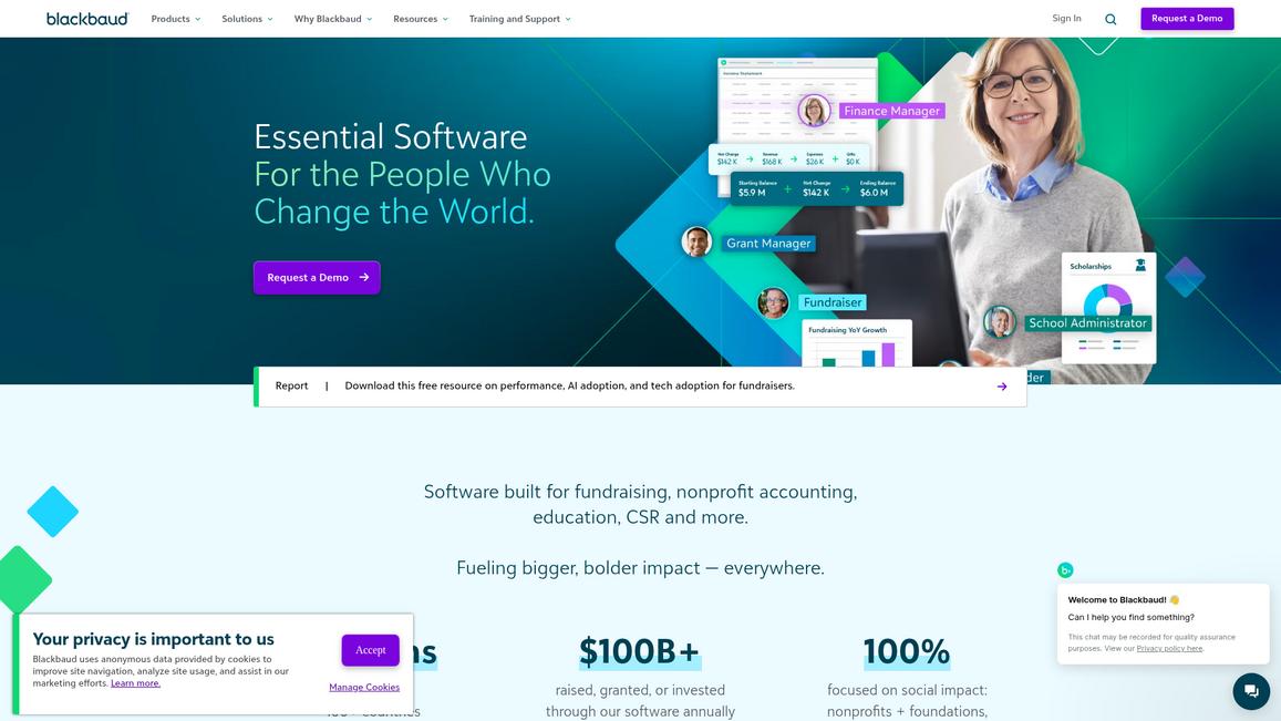 Blackbaud Homepage
