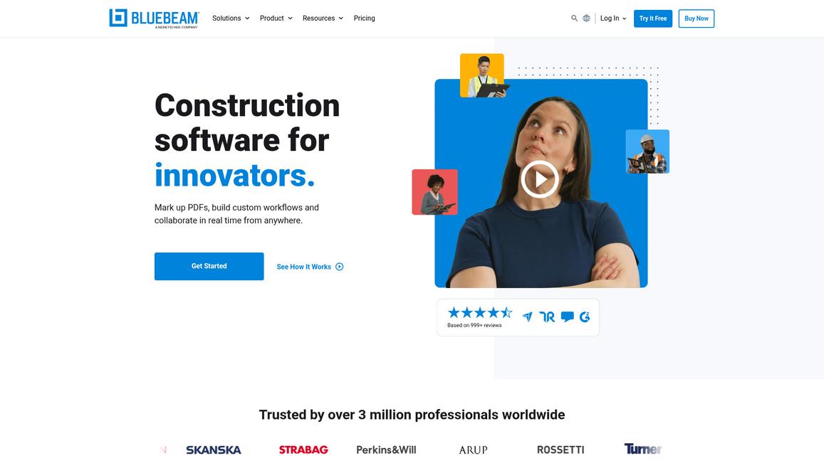 Bluebeam Homepage