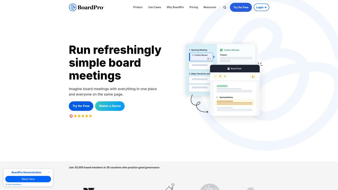 Board Pro Homepage