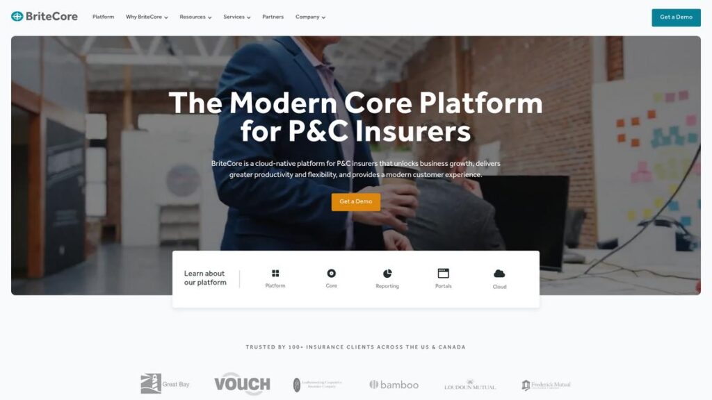 BriteCore Homepage