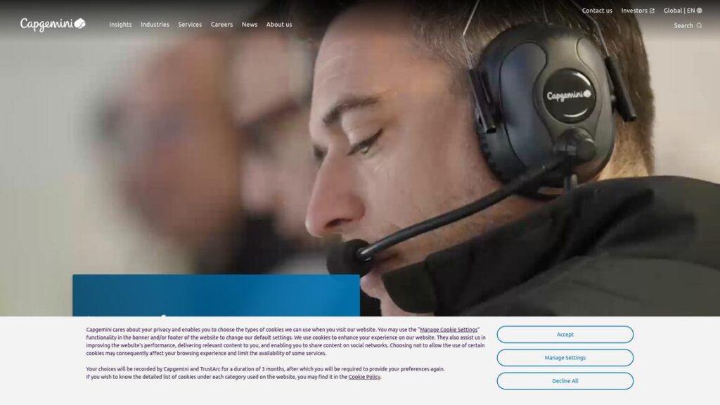 Capgemini Homepage