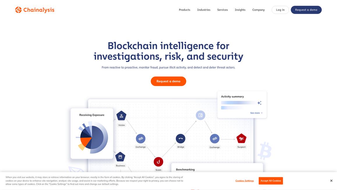 Chainalysis Homepage
