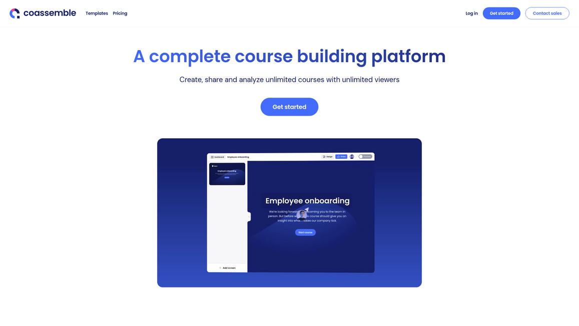 Coassemble Homepage