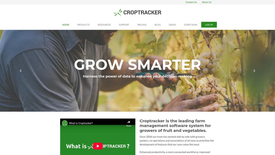 Croptracker Homepage
