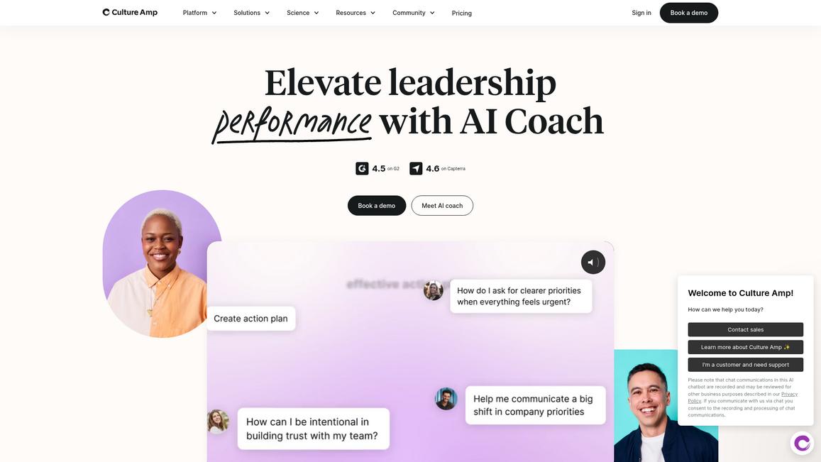 Culture Amp Homepage