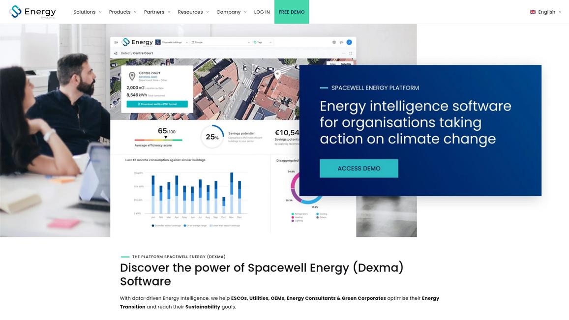 Dexma Homepage