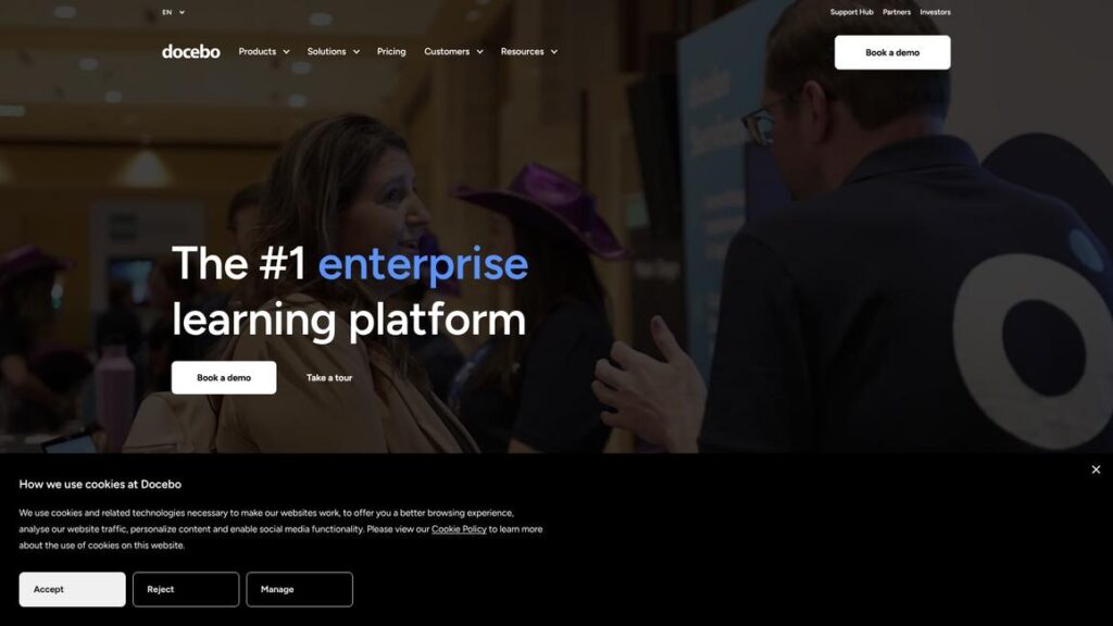 Docebo Homepage