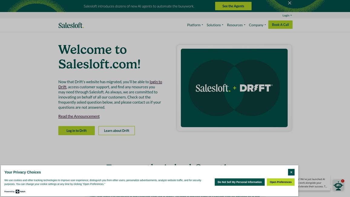 Drift Homepage