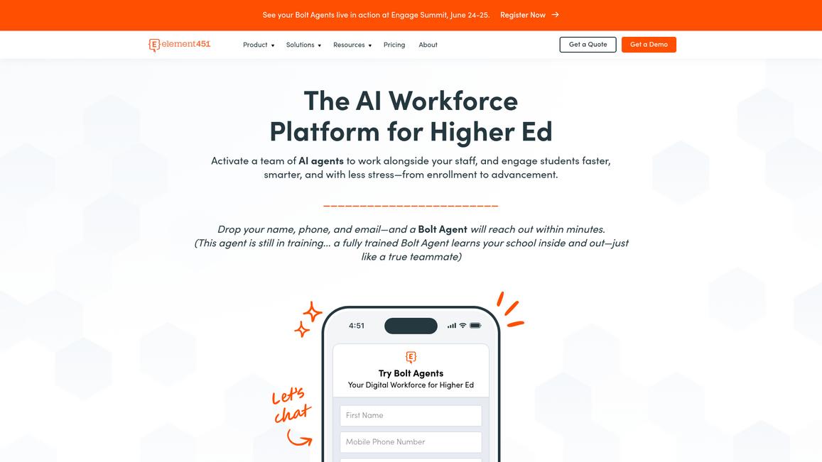 Element451 Homepage