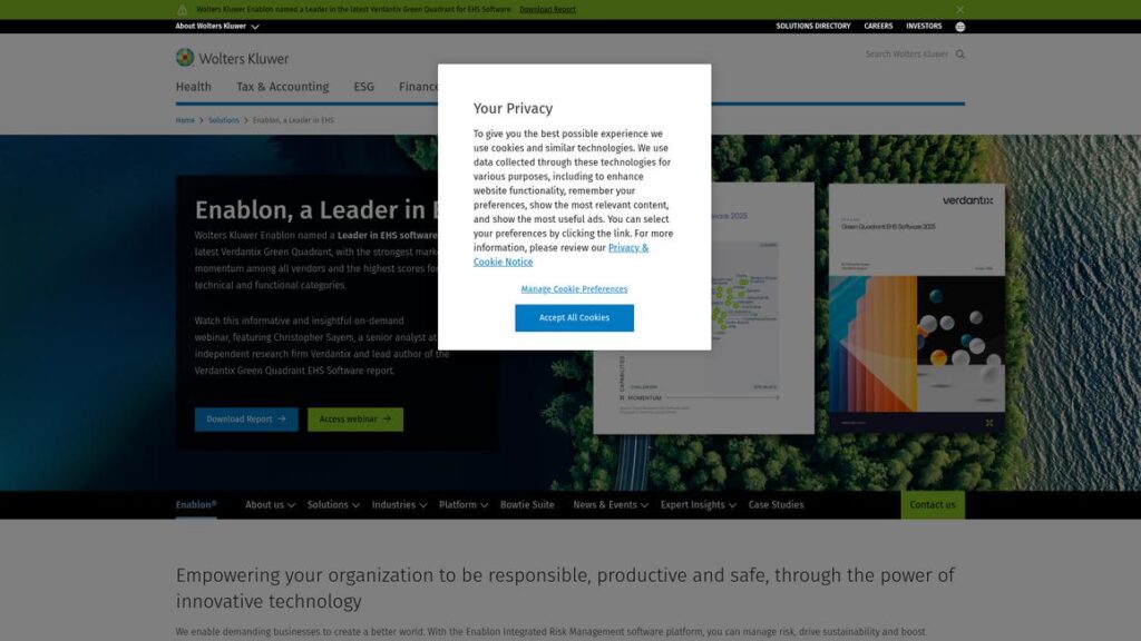 Enablon Homepage