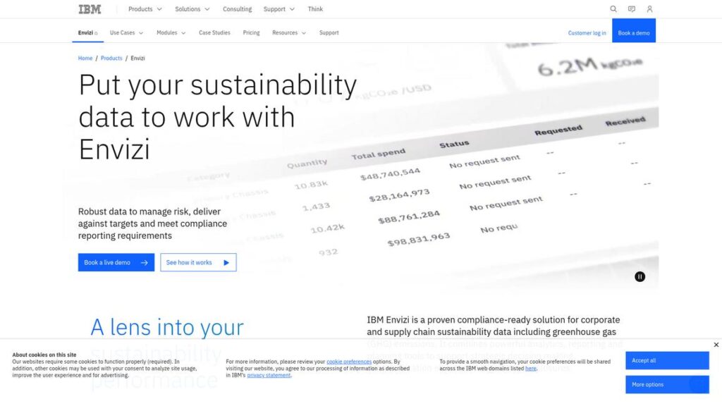 Envizi Homepage