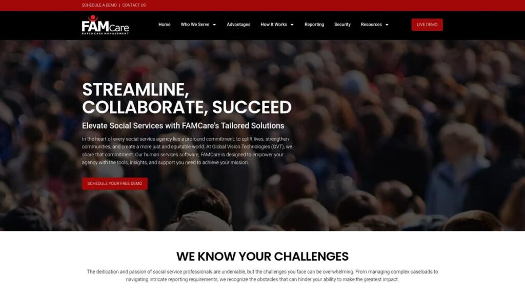 FamCare Homepage