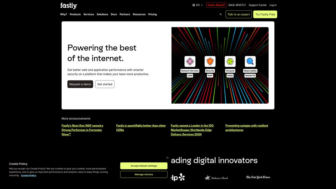 Fastly Homepage