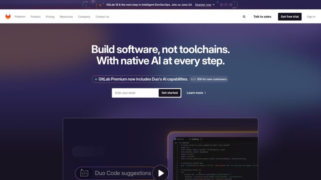 GitLab Homepage