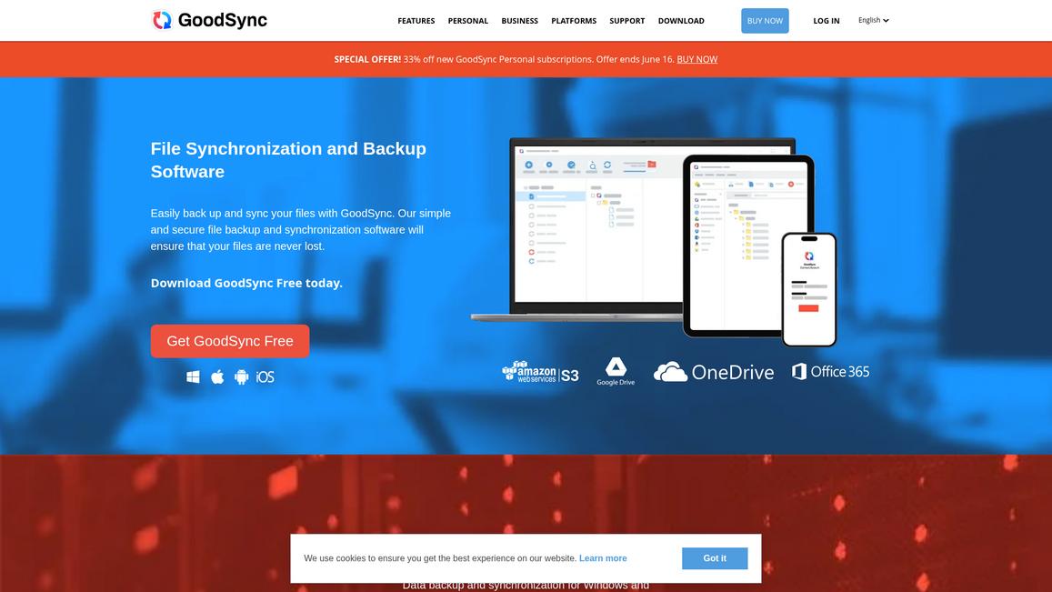 Good Sync Homepage