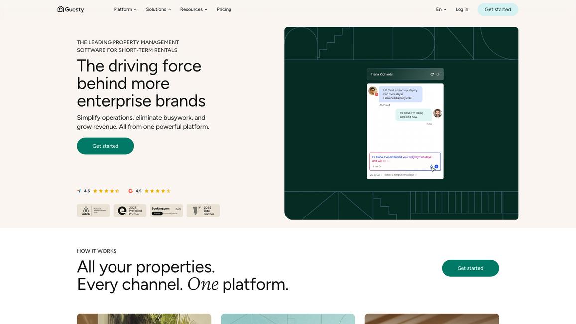 Guesty Homepage