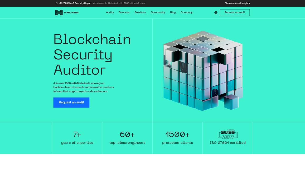 Hacken Homepage