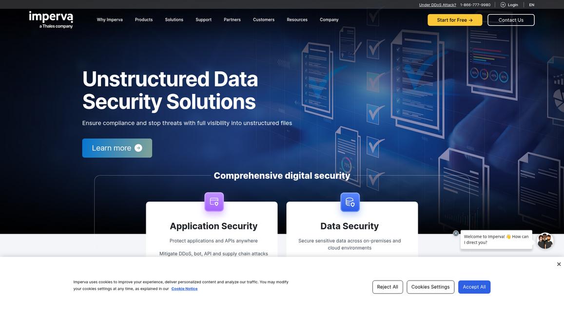 Imperva Homepage
