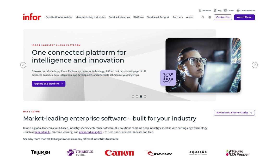 Infor Homepage