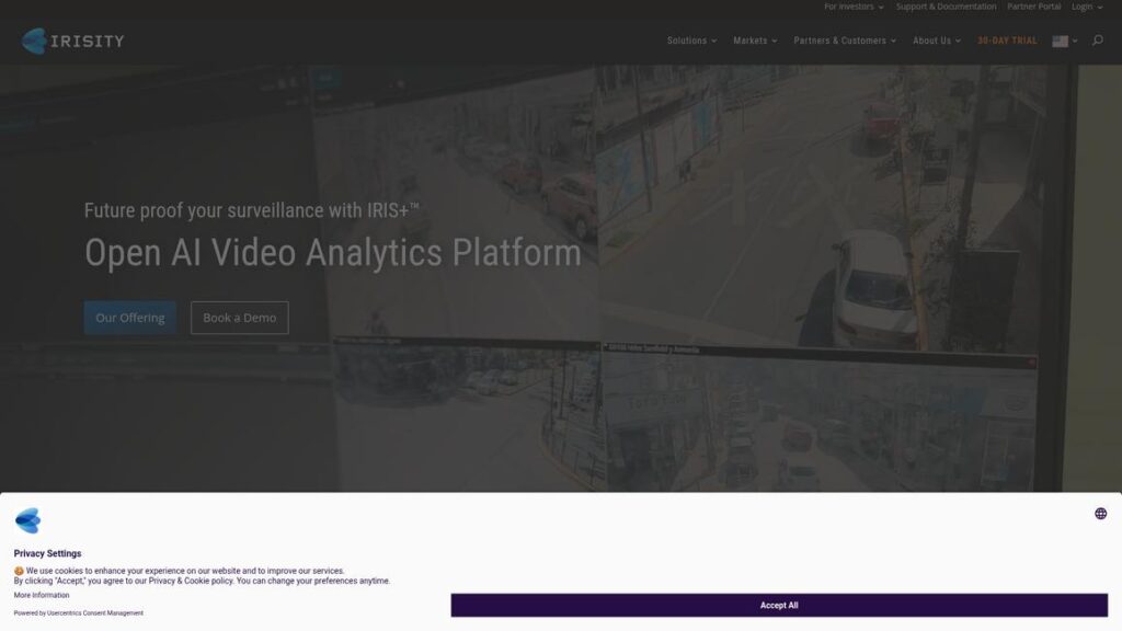 Irisity Homepage