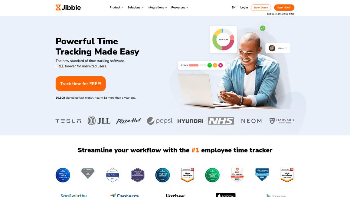Jibble Homepage