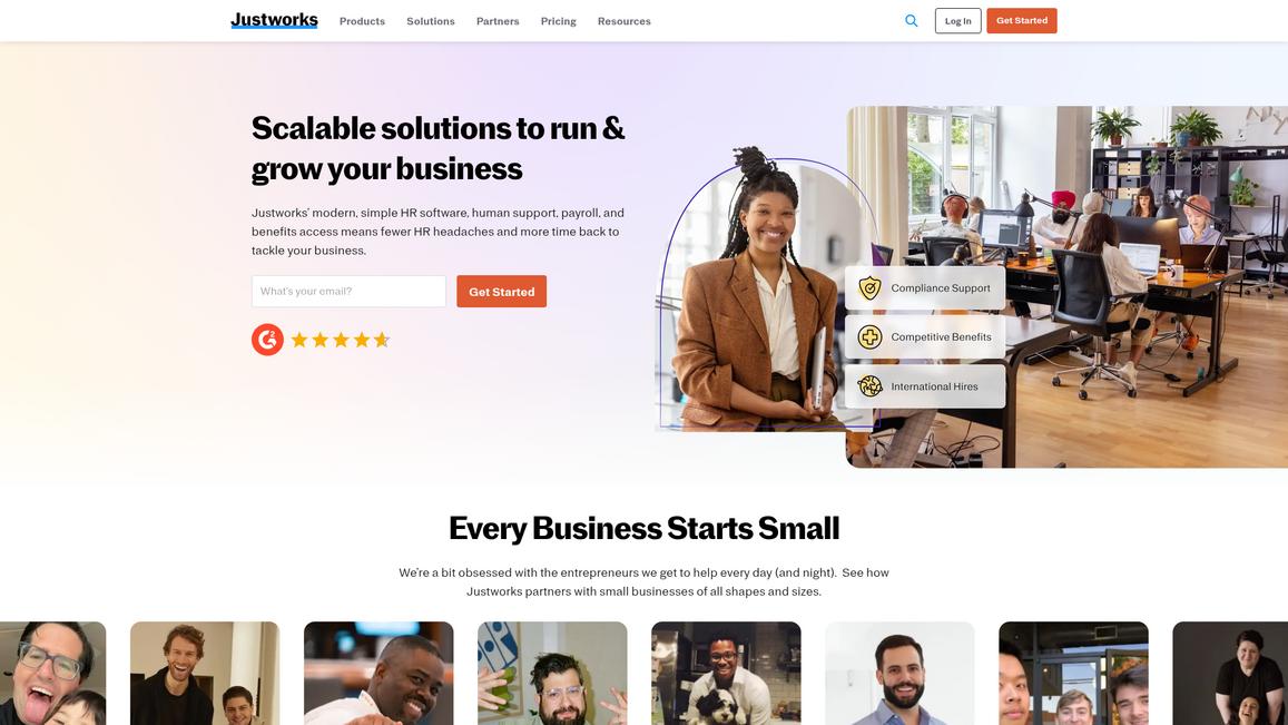 Justworks Homepage
