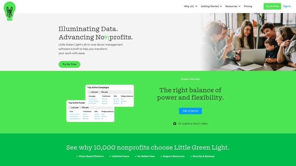 Little Green Light Homepage