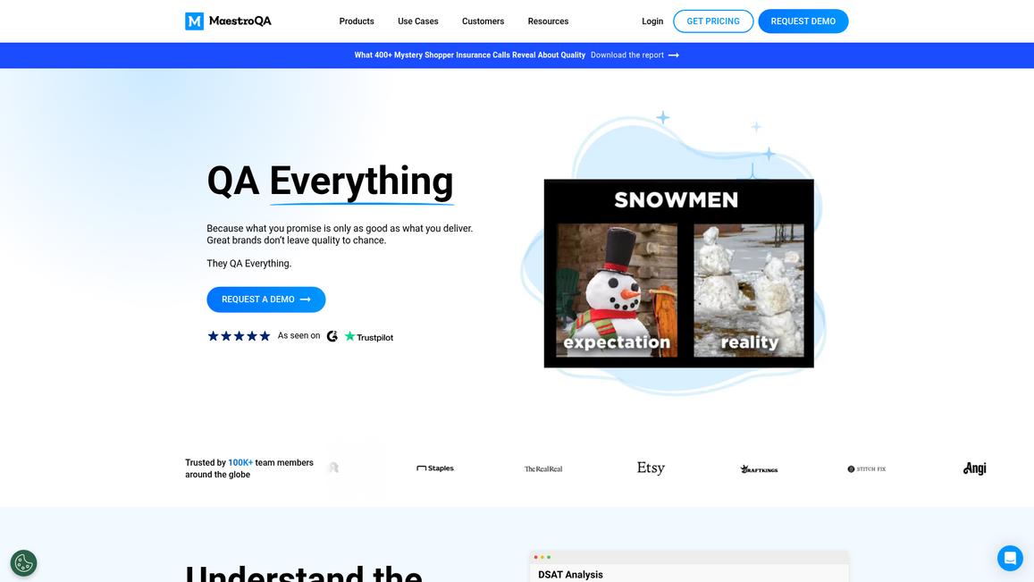 Maestro Qa Homepage