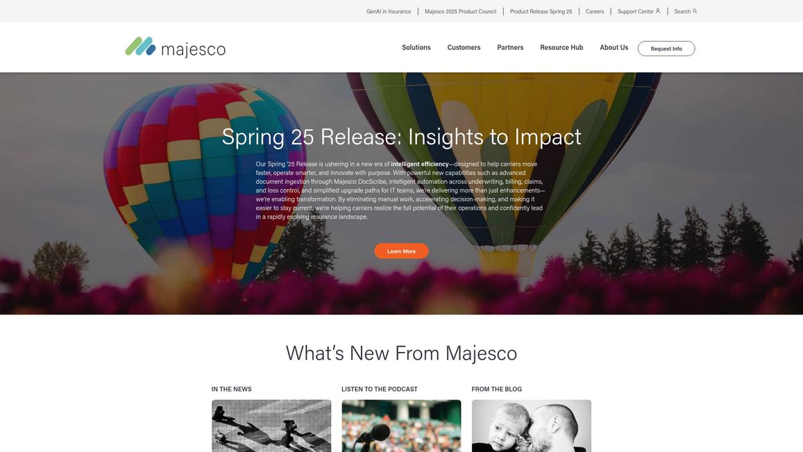 Majesco Homepage