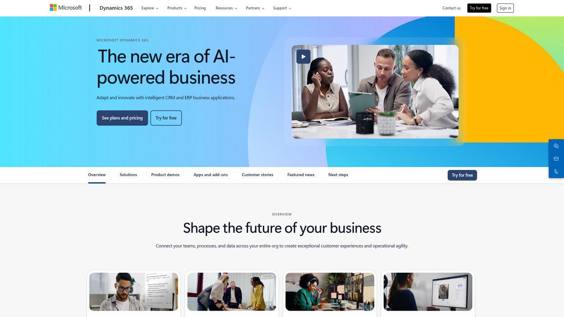 Microsoft Dynamics Homepage
