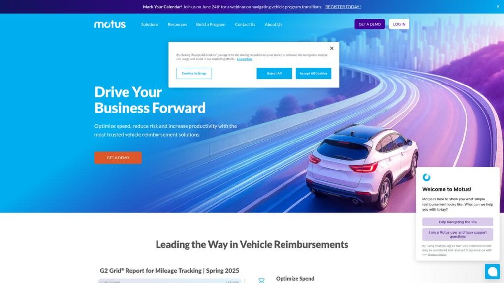 Motus Homepage
