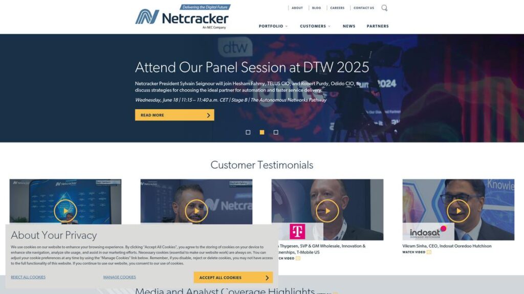 Netcracker Homepage