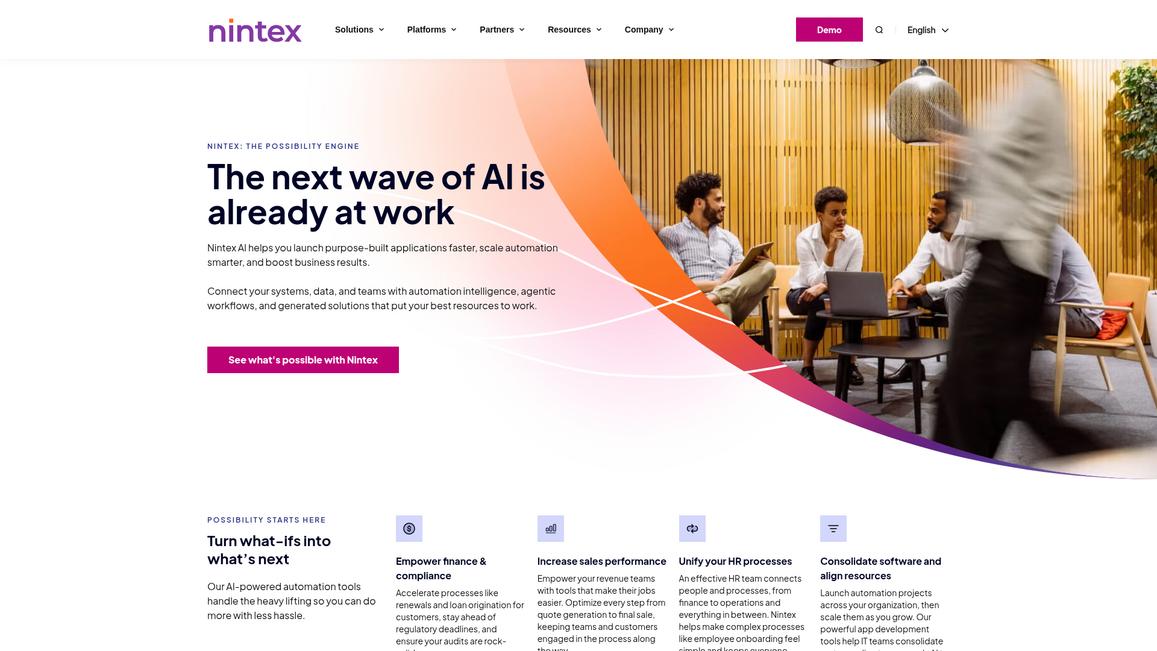 Nintex Homepage 1