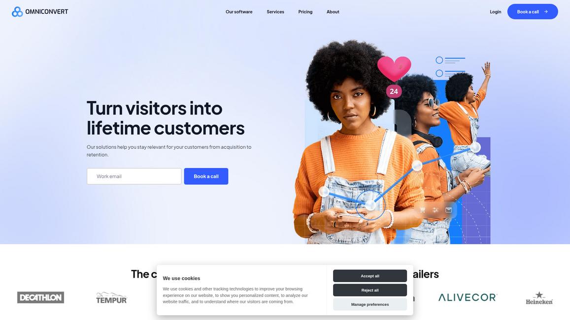 Omniconvert Homepage