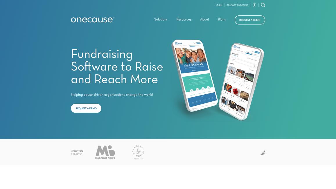 One Cause Homepage