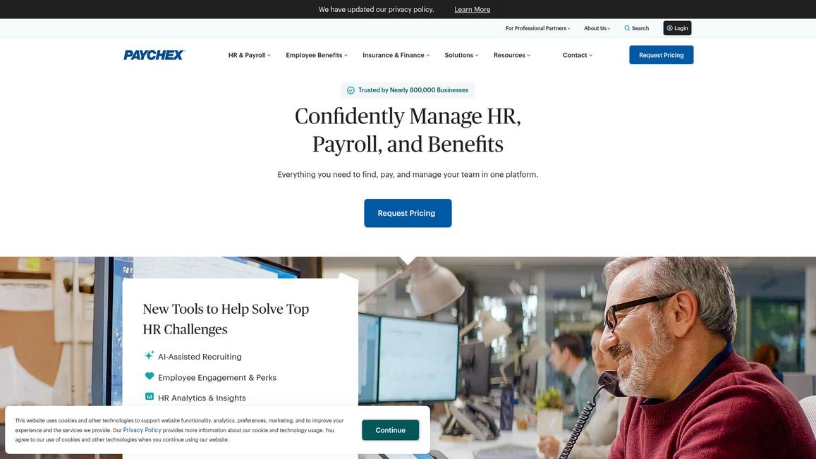 Paychex Homepage