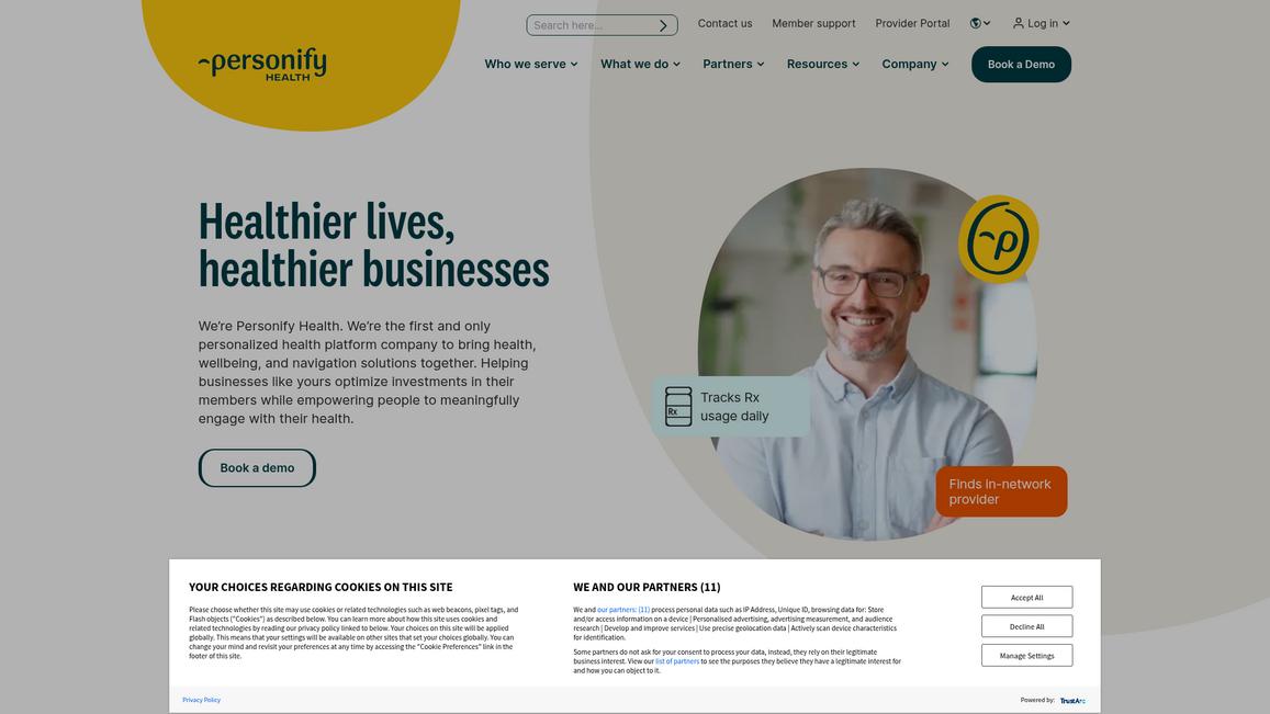 Personify Health Homepage