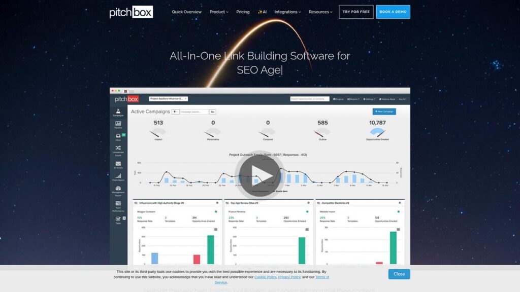 Pitchbox Homepage