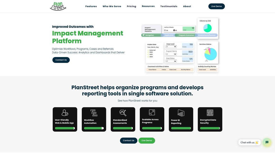 Plan Street Homepage