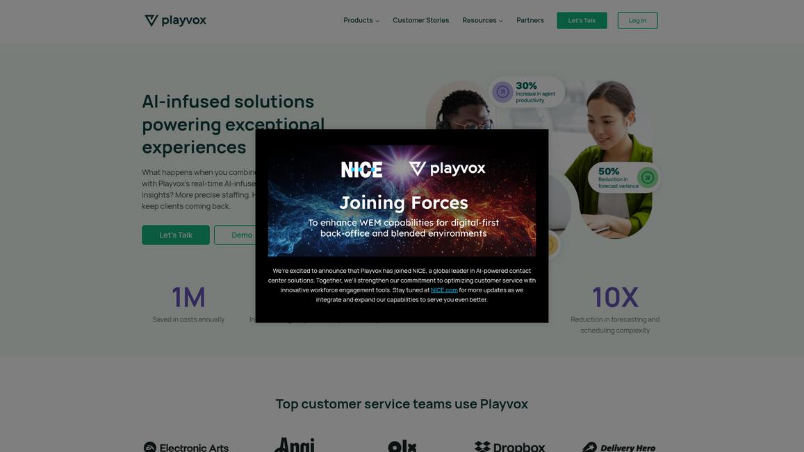 Playvox Homepage