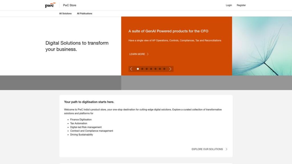 PwC Homepage